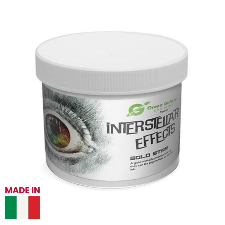 Green Galaxy Interstellar Effects Gold Star HSA Water Based Ink - Qt.