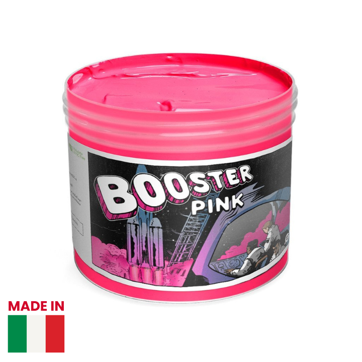 Green Galaxy Booster Flourescent Pink Water Based Ink