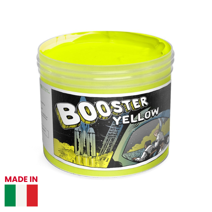 Green Galaxy Booster Flourescent Yellow Water Based Ink