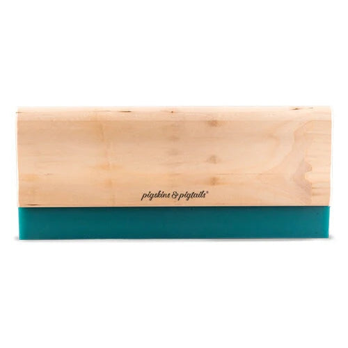 Pigskins & Pigtails Wood Screen Printing 11" Squeegee
