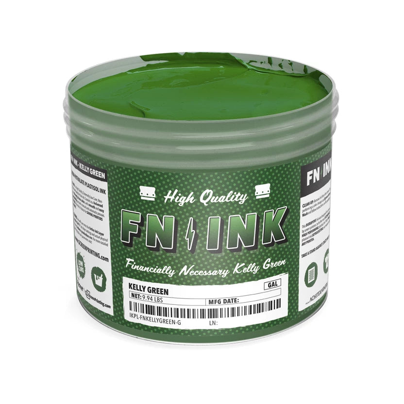 FN-INK Kelly Green Plastisol Ink
