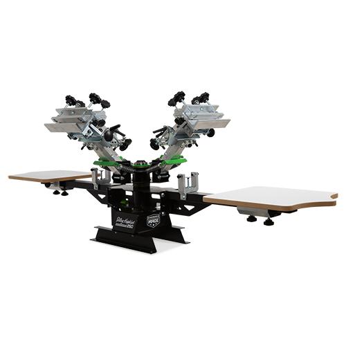 Riley 250 Screen Printing Press - 4 Color 2 Station with XY Micro Registration