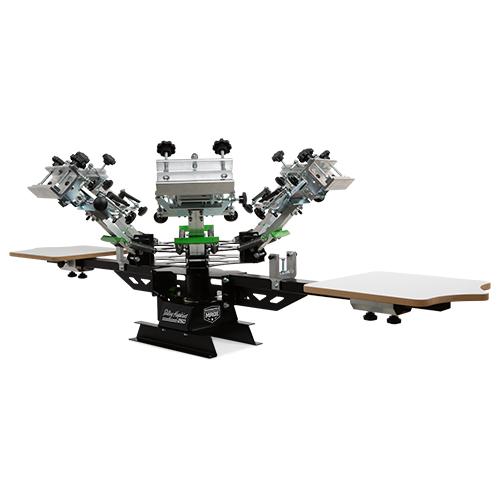 Riley 250 Screen Printing Press -6 Color 2 Station with XY Micro Registration