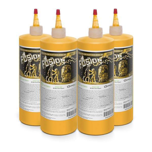 Green Galaxy Fusion Gold HSA Water Based Pigment | ScreenPrinting.com