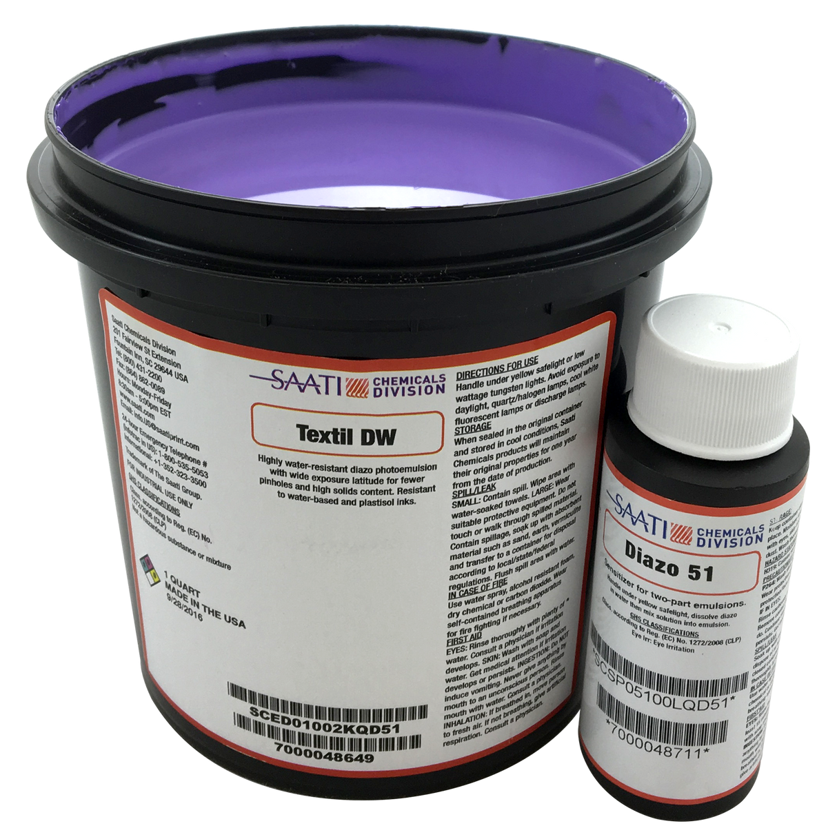 Textil DW Gal + Diazo 51 - Economical Emulsion