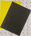 PrintGRIP Pallet Adhesive - photo of black and yellow sheet together