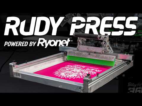 The Rudy Press Squeegee/Flood Bar Attachment - 20x24in