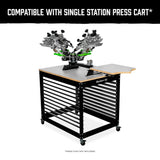 Riley Hopkins 250+ 4 Color 1 Station Screen Printing Press with XYZ Micro Registration | Screenprinting.com