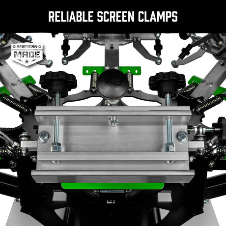 Riley Hopkins 250+ 4 Color 2 Station Screen Printing Press with XYZ Micro Registration | Screenprinting.com