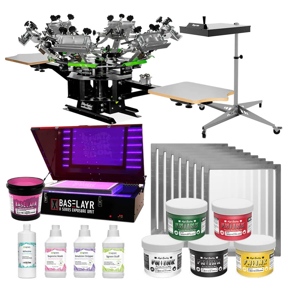 Riley Hopkins 250+ Complete Screen Printing Kit