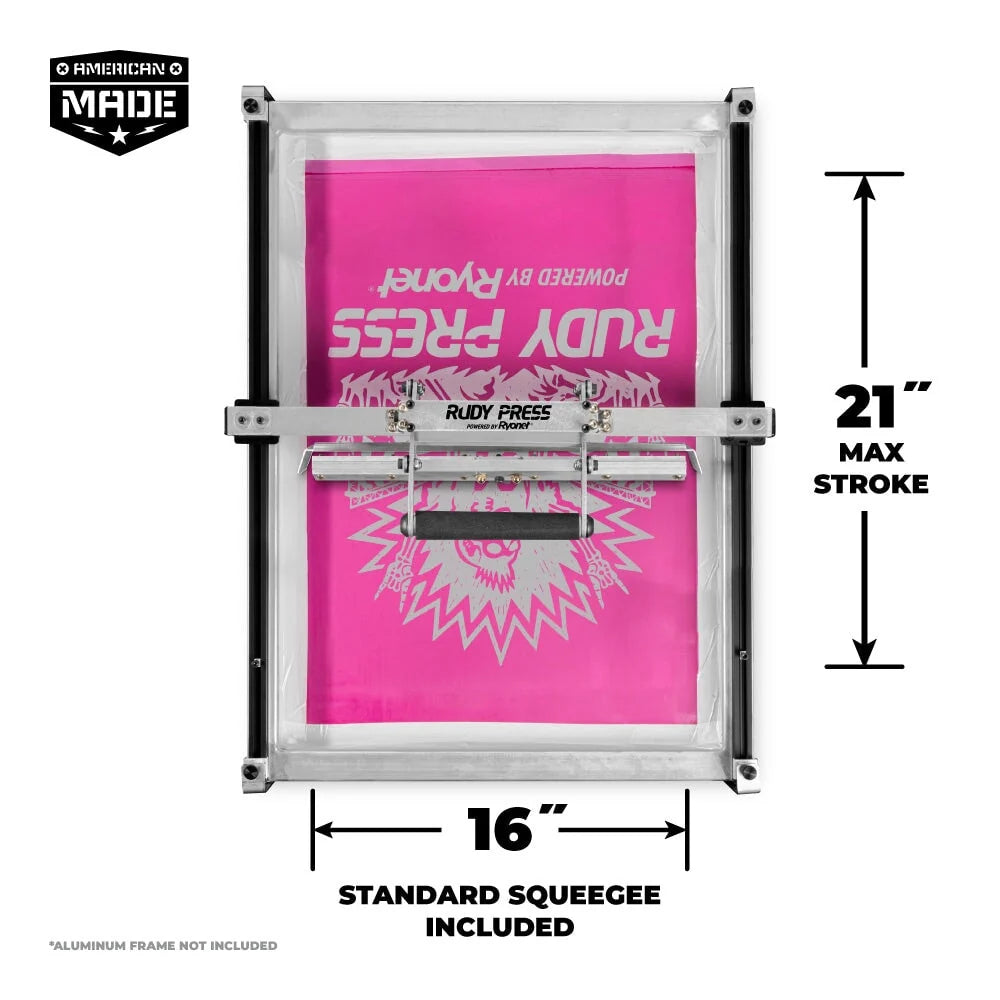 The Rudy Press Squeegee/Flood Bar Attachment - 23x31in