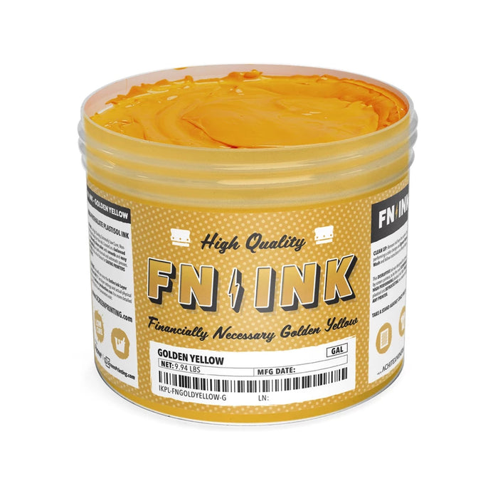 FN-INK Golden Yellow Plastisol Ink